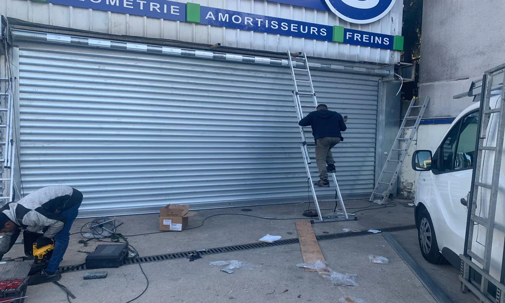 reparation rideau metallique etape par etape