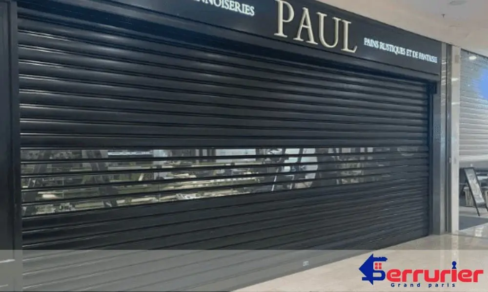 Installation rideau metallique Pari 9
