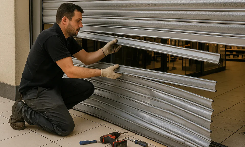 changement les lames du tablier tordu à Cheptainville 
